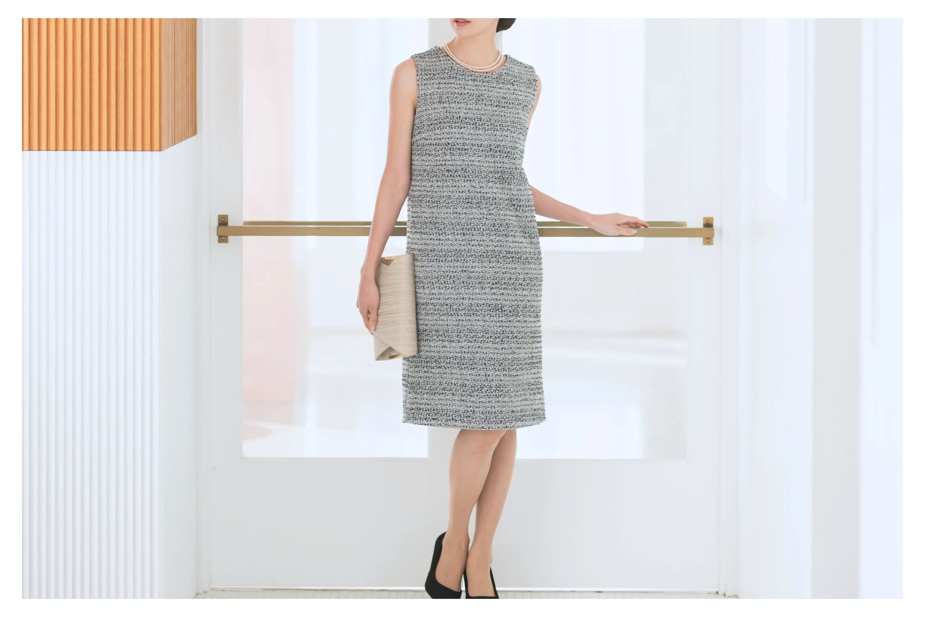 【Rebloom】ノースリーブ/スリーブレス ワンピース