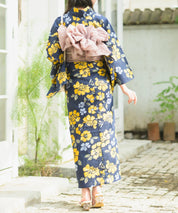 夕涼浴衣 星夜の花姫 二部式3点セット(上衣・下衣・兵児帯)