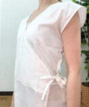 浴衣フレンチスリーブ肌着 着物下スリップ