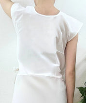 浴衣フレンチスリーブ肌着 着物下スリップ