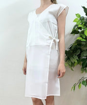 浴衣フレンチスリーブ肌着 着物下スリップ