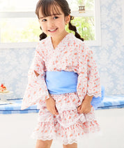 【全4色】キッズ浴衣 シフォン帯 / 単品