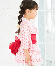 【全4色】キッズ浴衣 シフォン帯 / 単品