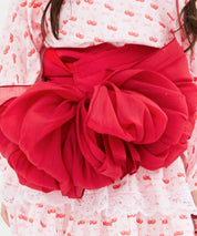 【全4色】キッズ浴衣 シフォン帯 / 単品