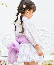 【全4色】キッズ浴衣 シフォン帯 / 単品