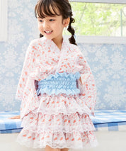 【全4色】キッズ浴衣 リボン帯 / 単品