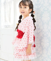 【全4色】キッズ浴衣 リボン帯 / 単品