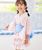 【ぷかぷか金魚のゆめ】帯が選べる! キッズ浴衣 3点セット