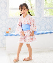 【ぷかぷか金魚のゆめ】帯が選べる! キッズ浴衣 3点セット