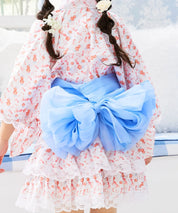 【ぷかぷか金魚のゆめ】帯が選べる! キッズ浴衣 3点セット