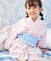 【ぷかぷか金魚のゆめ】帯が選べる! キッズ浴衣 3点セット