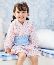 【ぷかぷか金魚のゆめ】帯が選べる! キッズ浴衣 3点セット