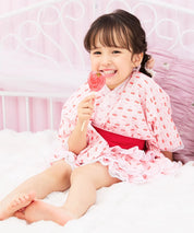 【ときめきさくらんぼ】帯が選べる! キッズ浴衣 3点セット