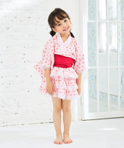 【ときめきさくらんぼ】帯が選べる! キッズ浴衣 3点セット