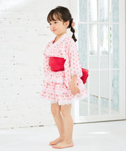 【ときめきさくらんぼ】帯が選べる! キッズ浴衣 3点セット