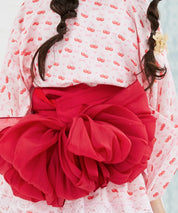 【ときめきさくらんぼ】帯が選べる! キッズ浴衣 3点セット