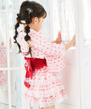 【ときめきさくらんぼ】帯が選べる! キッズ浴衣 3点セット