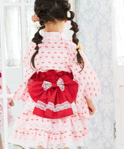 【ときめきさくらんぼ】帯が選べる! キッズ浴衣 3点セット