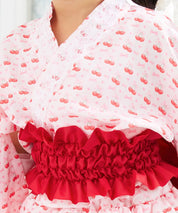 【ときめきさくらんぼ】帯が選べる! キッズ浴衣 3点セット