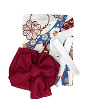 夏恋浴衣 花織りの舞 4点セット(浴衣・兵児帯・腰紐×2)