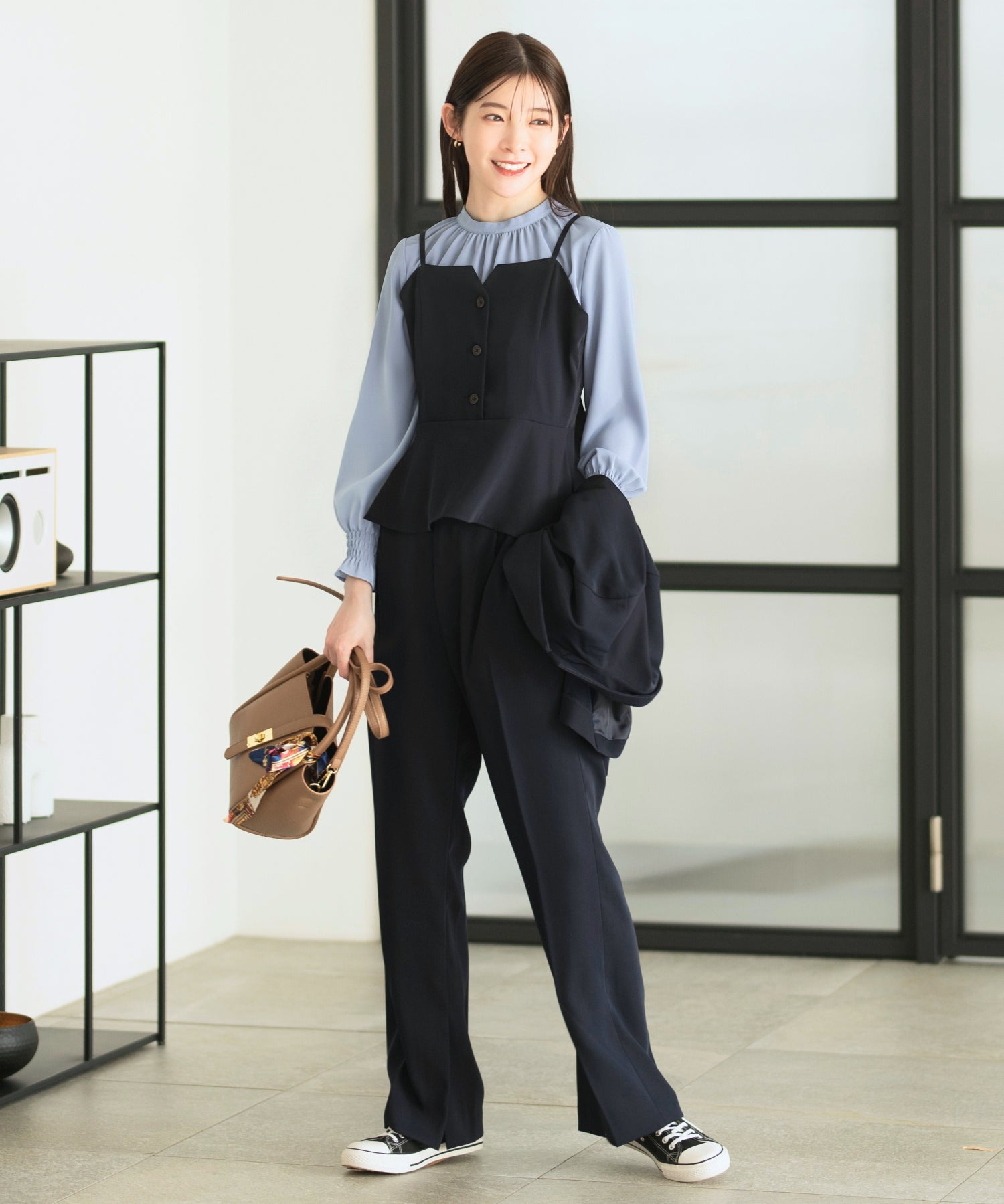 ジョーゼットカセットビスチェ・パンツセットアップ