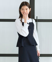 ペプラムキャミソールビスチェ