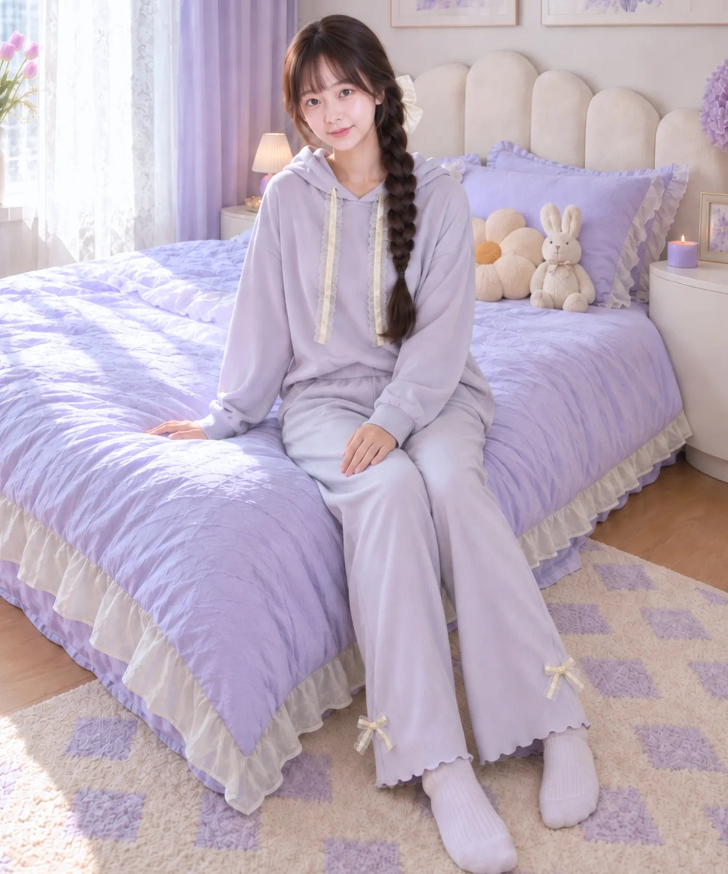 Mellow ロングスリーブパーカーセットアップ