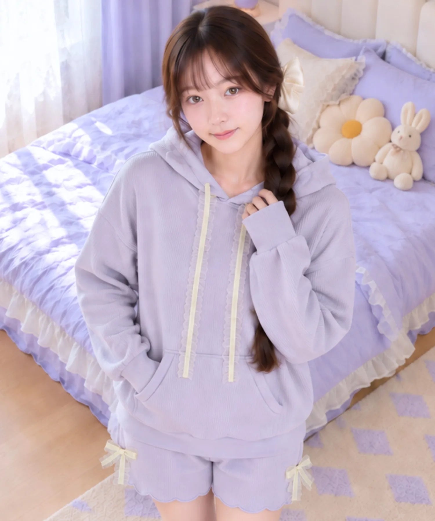 Mellow ロングスリーブパーカーセットアップ