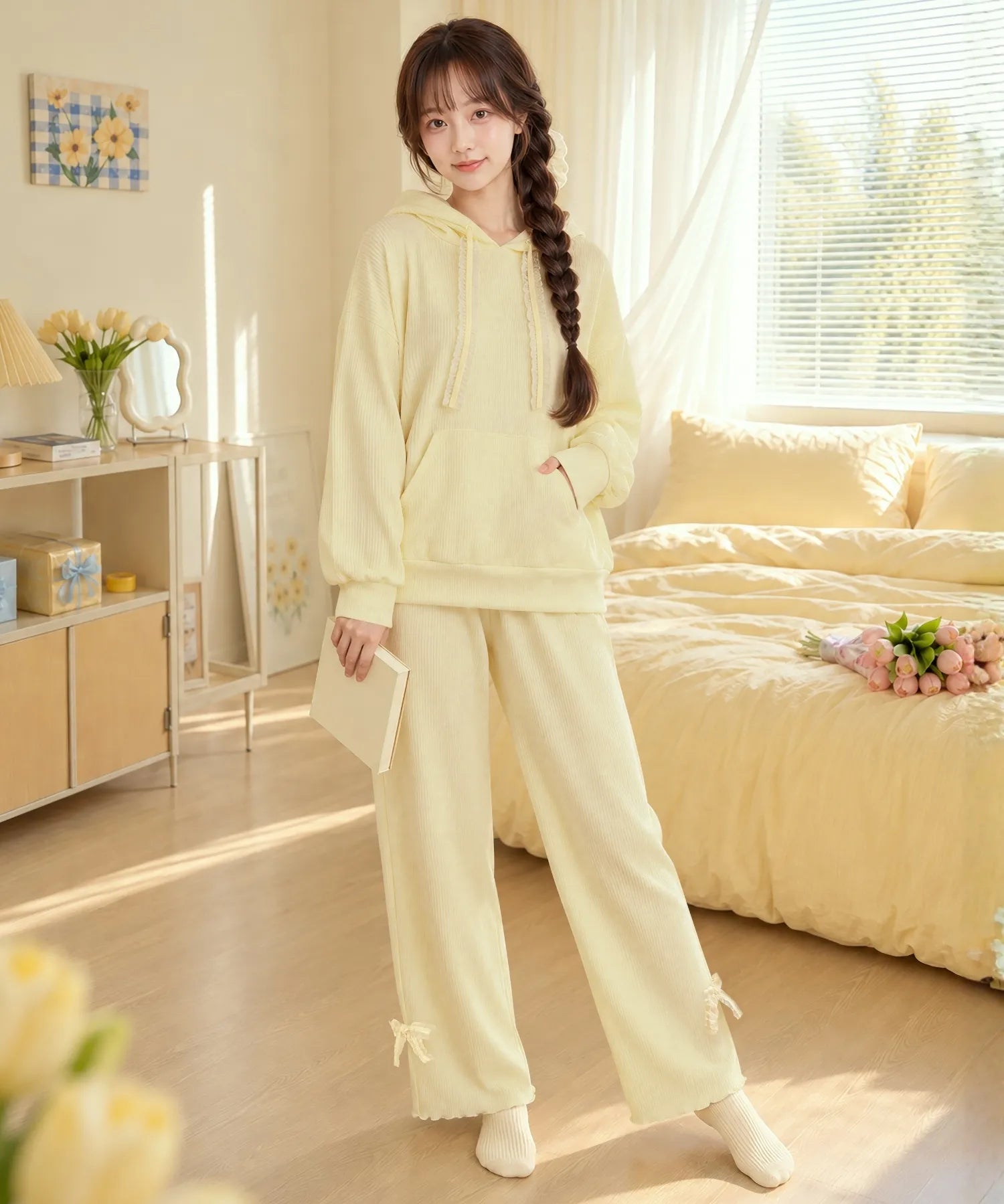 Mellow ロングスリーブパーカーセットアップ