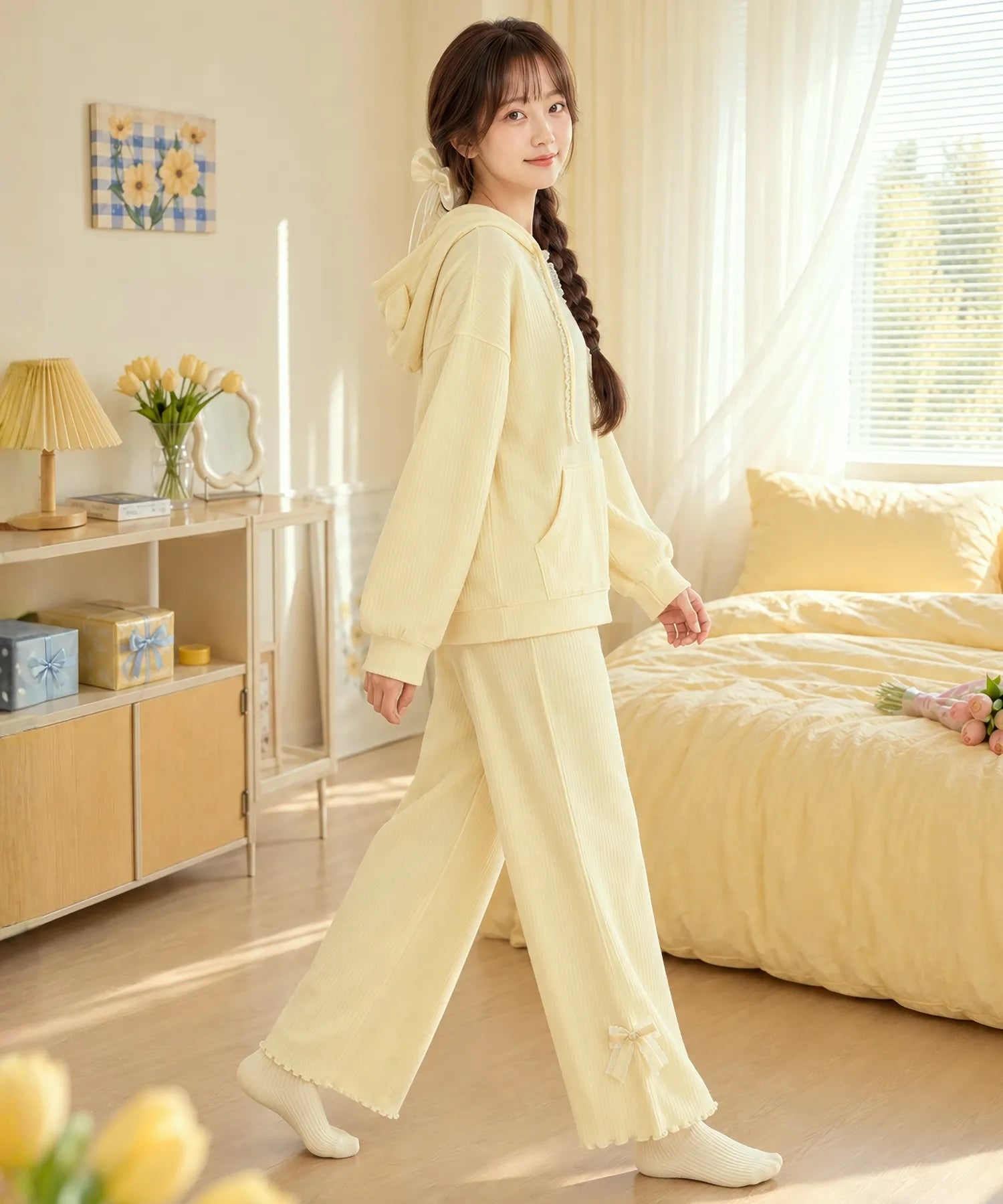 Mellow ロングスリーブパーカーセットアップ