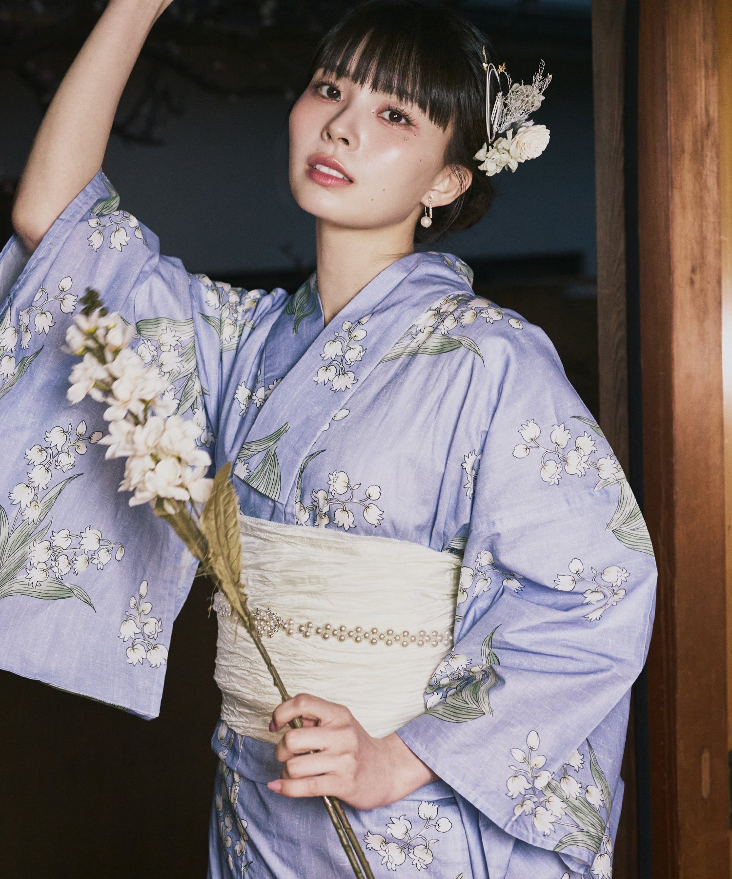 予約特典付き・5月末発送】川口ゆりな コラボ浴衣 4点セット