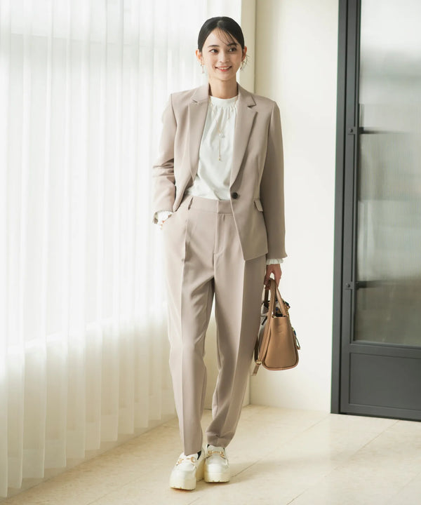 ベーシックストレッチテーラードジャケット・パンツセットアップ