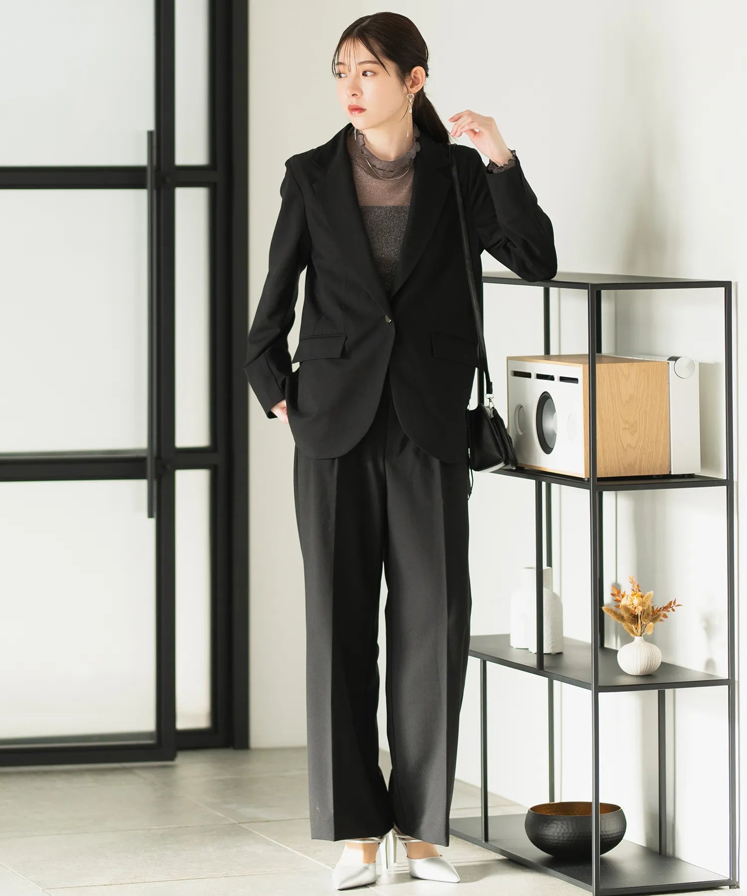 リネンライクジャケット・パンツセットアップ – shop-celen リネンライクジャケット・パンツセットアップ – shop-celen