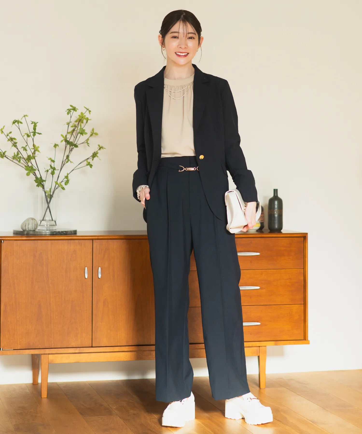 リネンライクジャケット・パンツセットアップ – shop-celen リネンライクジャケット・パンツセットアップ – shop-celen
