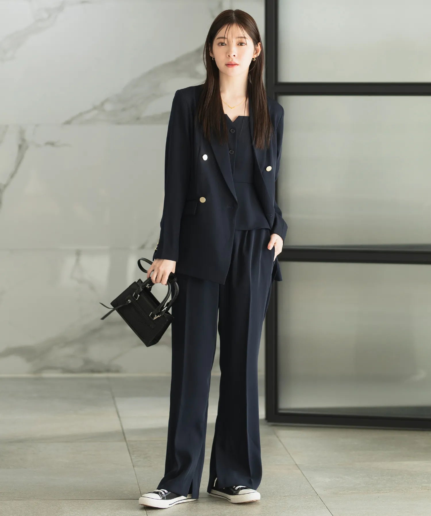 ジョーゼットカセットジャケット・パンツセットアップ – shop-celen ジョーゼットカセットジャケット・パンツセットアップ – shop-celen
