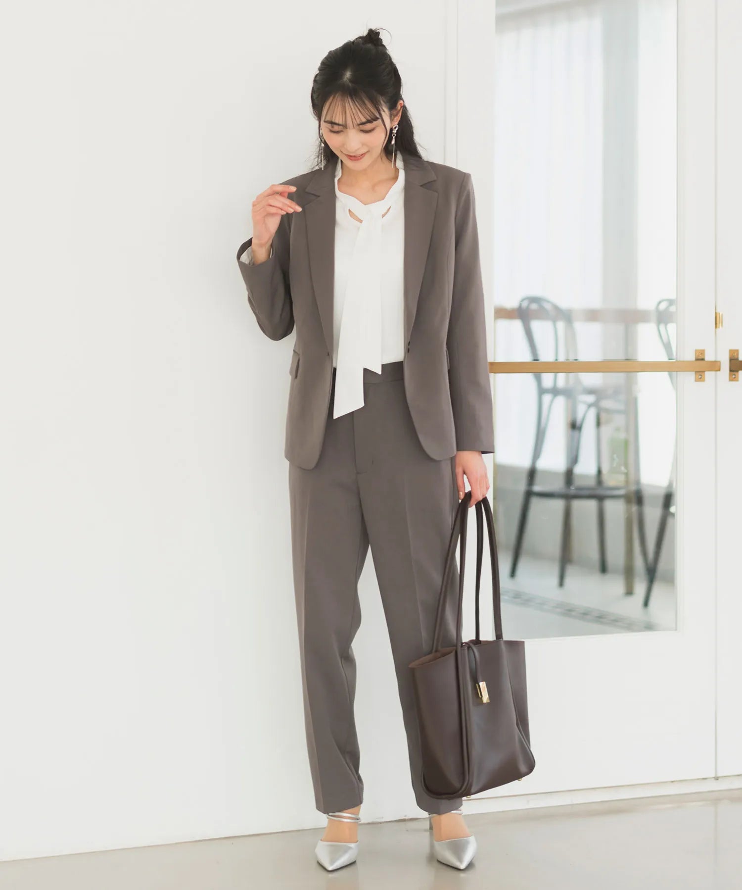 シンプルテーラードジャケット・パンツ 2点セット – shop-celen シンプルテーラードジャケット・パンツ 2点セット – shop-celen