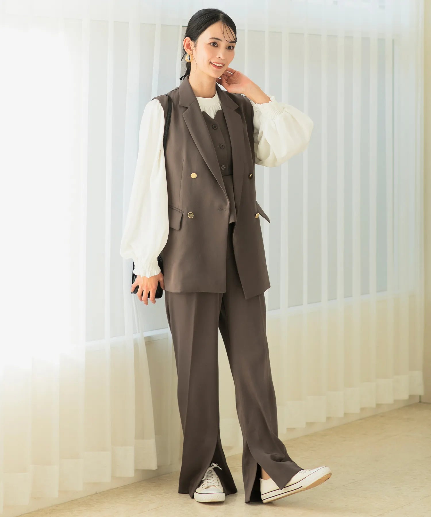 ジョーゼットカセットジレ・パンツセットアップ – shop-celen ジョーゼットカセットジレ・パンツセットアップ – shop-celen