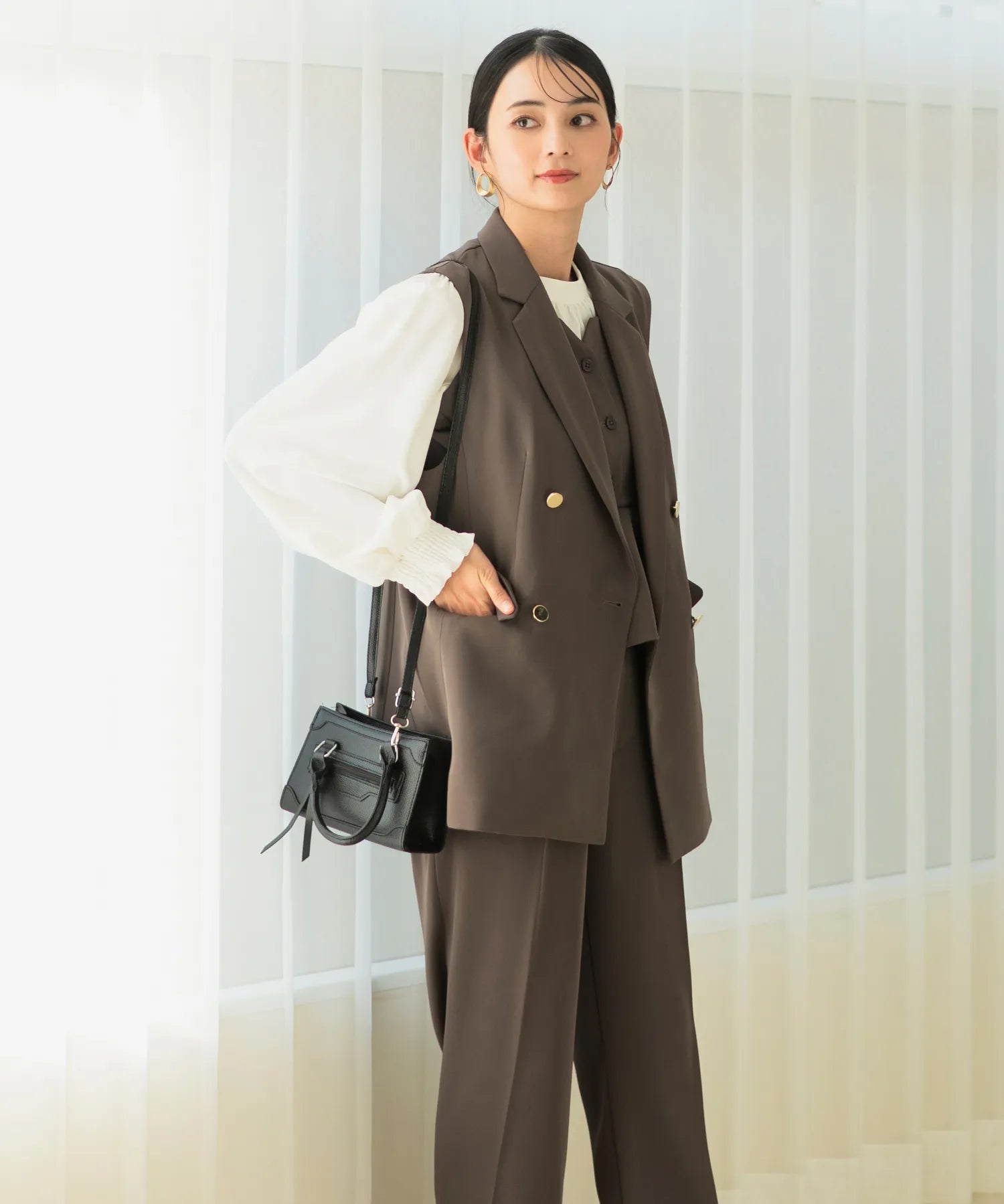 ジョーゼットカセットジレ・パンツセットアップ – shop-celen ジョーゼットカセットジレ・パンツセットアップ – shop-celen