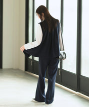 ジョーゼットカセットジレ・パンツセットアップ