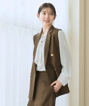 ダブルブレストジレ