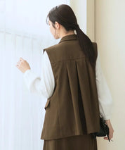 ダブルブレストジレ