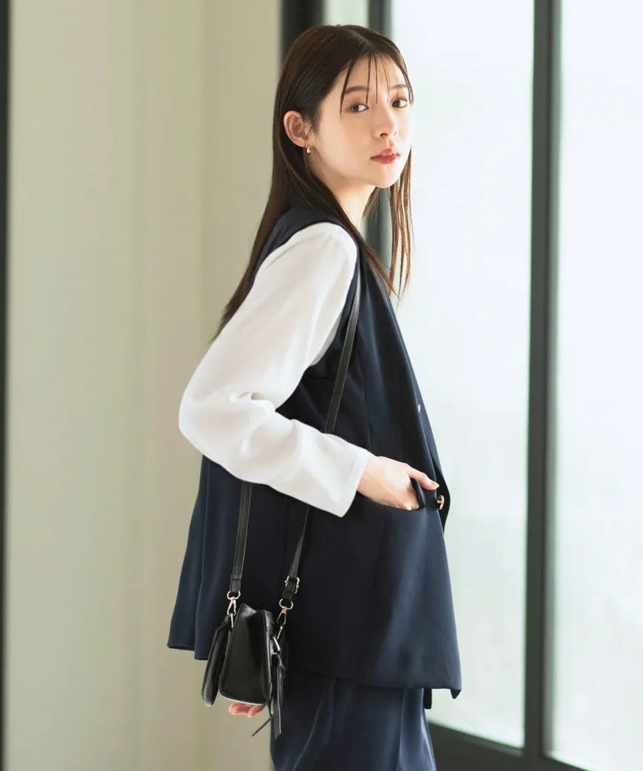 ダブルブレストジレ