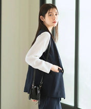 ダブルブレストジレ