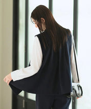 ダブルブレストジレ