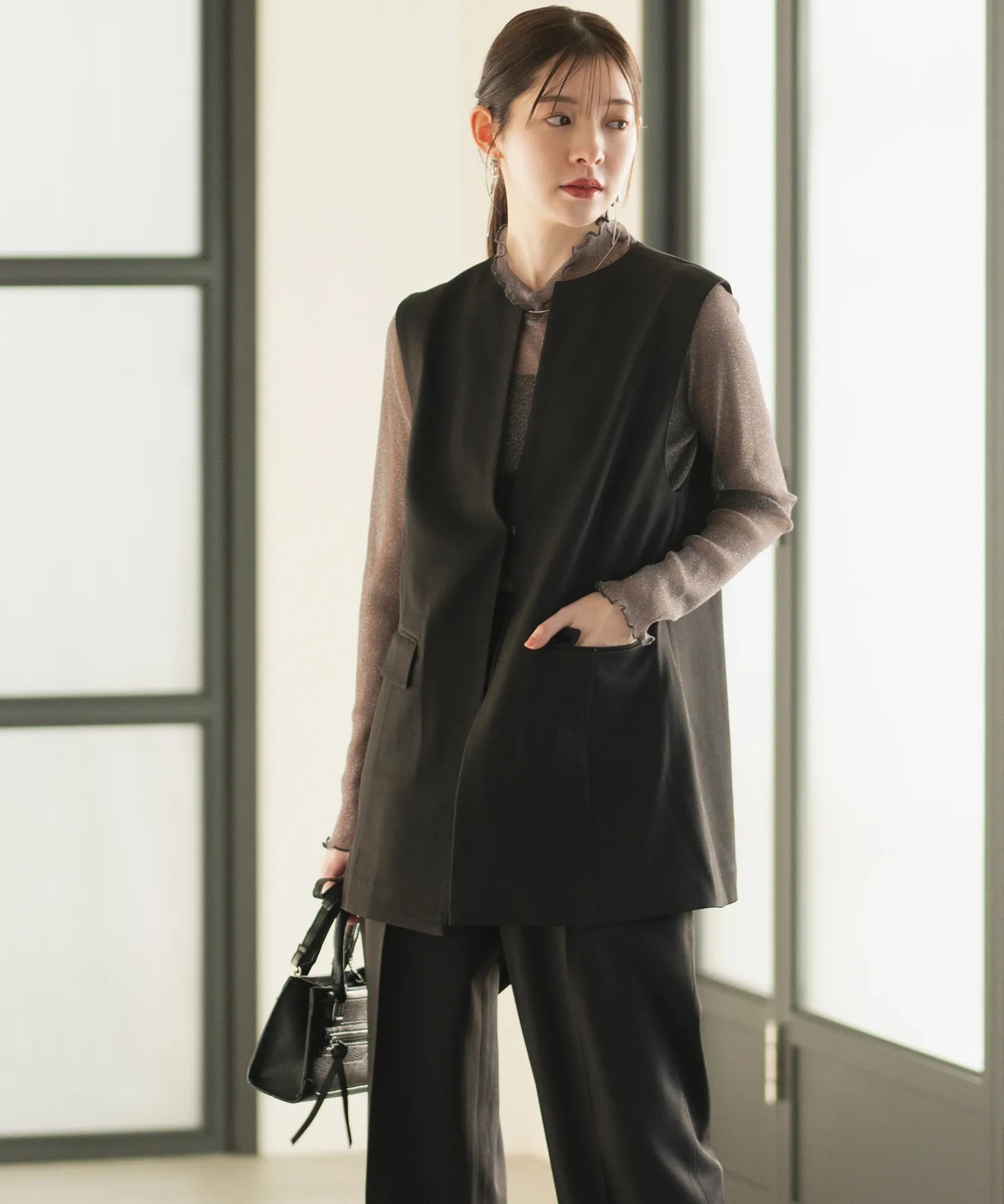 【2025SS新作】ロングジレ