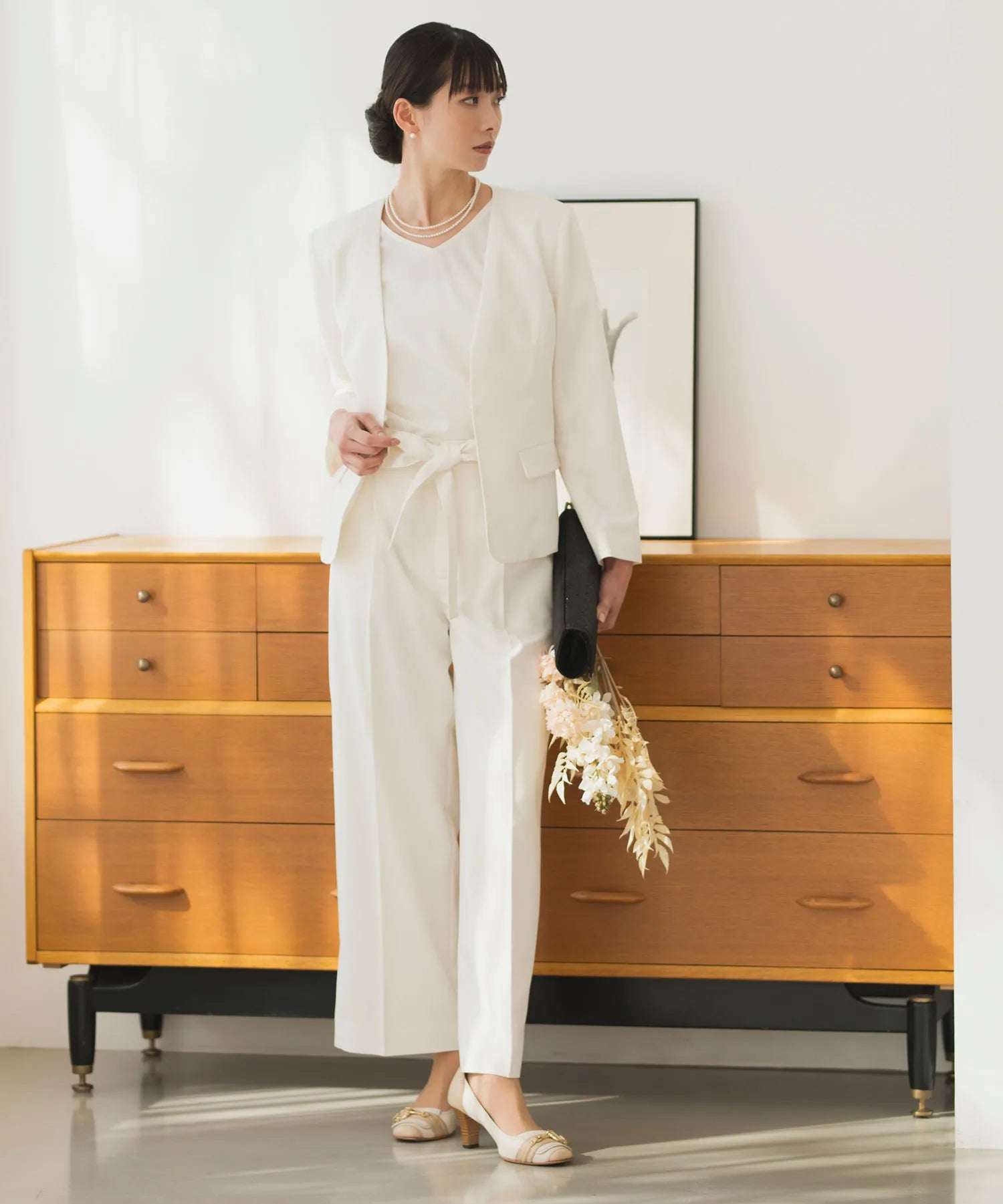 セットアップ対応/洗える/セレモニースーツ】ホックノーカラー セットアップ対応/洗える/セレモニースーツ】ホックノーカラー