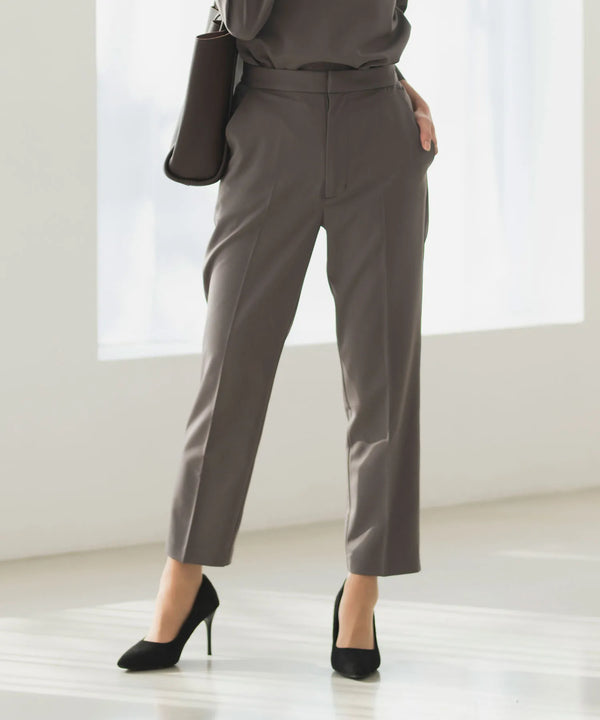 【セットアップ対応/洗える/セレモニースーツ】アンクル丈センタープレスパンツ 単品