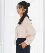 《2025新作》【洗える/防シワ加工/UV加工/花粉防止】2WAYボウタイブラウス