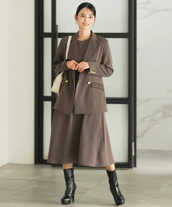 ジョーゼットカセットジャケット・ワンピースセットアップ