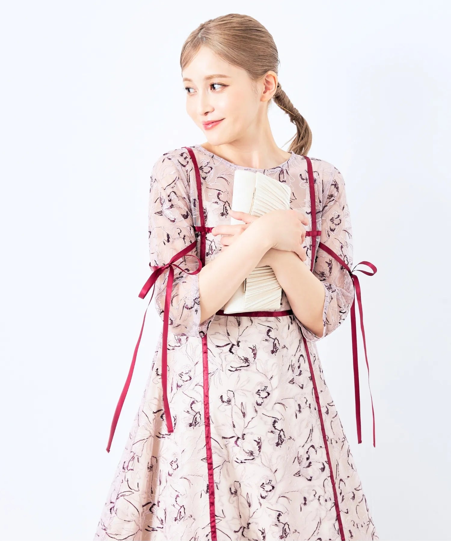 フラワーオーガンジードレス – shop-celen フラワーオーガンジードレス – shop-celen